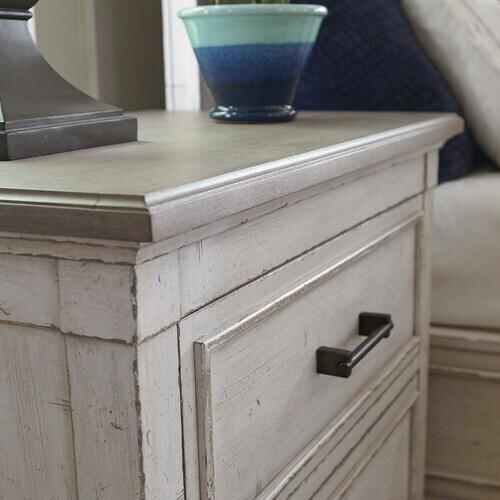 Bella Wood Top Nightstand