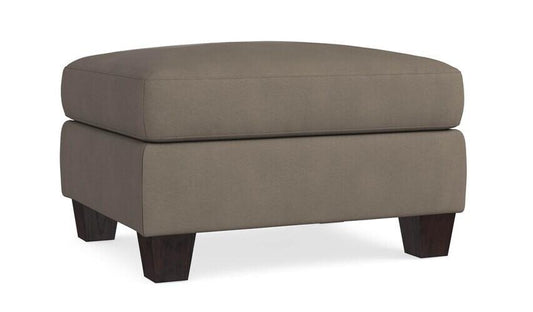 Ellery Leather Ottoman