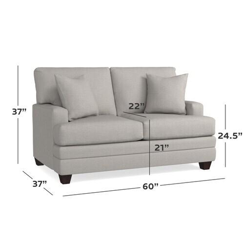 Carolina Track Arm Loveseat