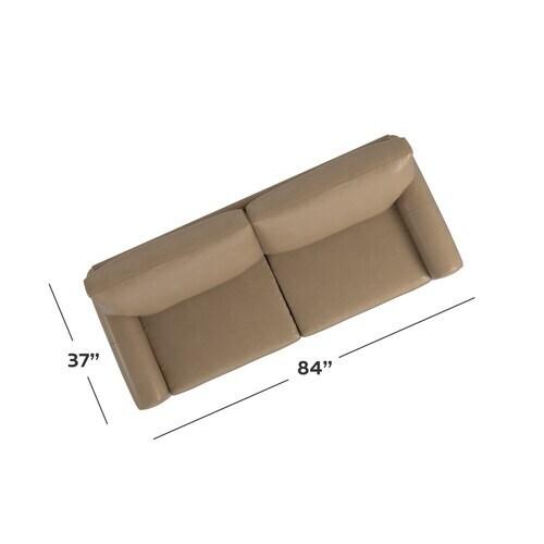 Carolina Leather Sock Arm Sofa