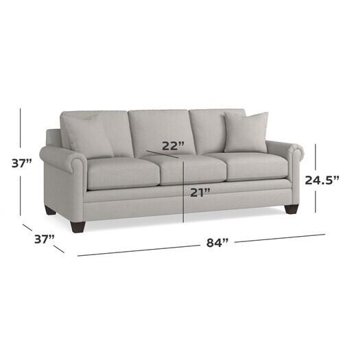Carolina Panel Arm Sofa