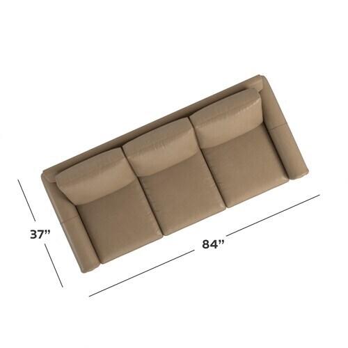 Carolina Leather Panel Arm Queen Sleeper