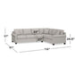 Carolina Panel Arm L-Shaped Sectional