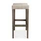 Vail Maple Fabric Bar Saddle Stool