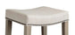 Vail Oak Fabric Bar Saddle Stool
