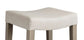 Vail Oak Fabric Bar Saddle Stool