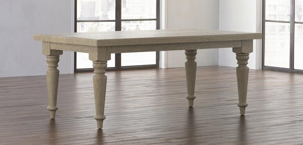 Farmhouse Oak Leg Dining Table