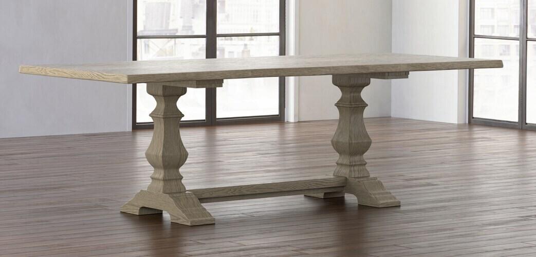 Harvest Oak Live Edge Dining Table