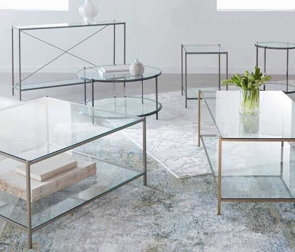 Linville Round Lamp Table