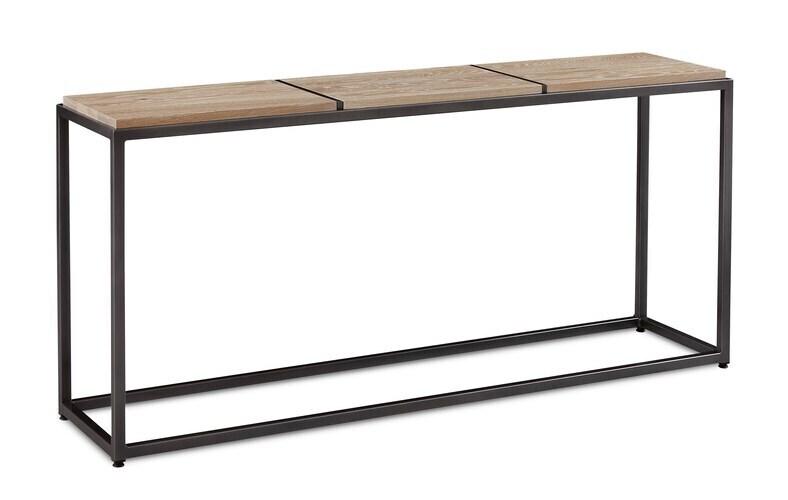 Midtown Oak Console Table
