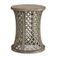 Antiquities Trellis Accent Table