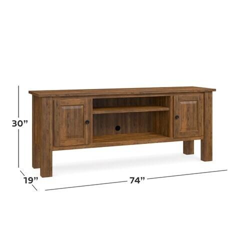 Homestead Maple 74" Credenza Medium