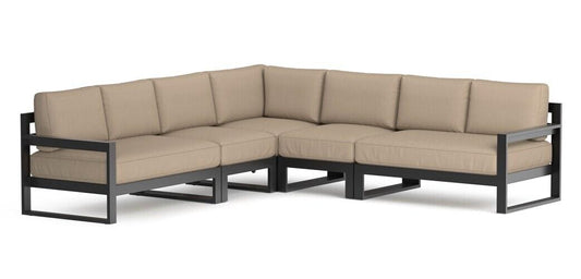 Bonavista 5 Pc Track Arm L-Sectional