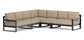 Bonavista 5 Pc Track Arm L-Sectional