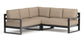 Bonavista 3 Piece Arched Arm L-Sectional