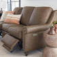 Motion Reclining Leather Sofa