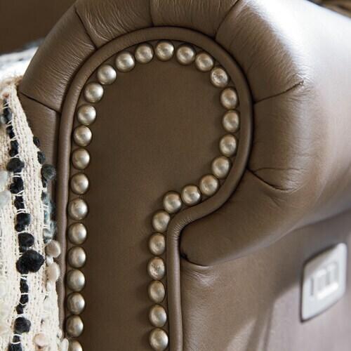 Motion Reclining Leather Sofa