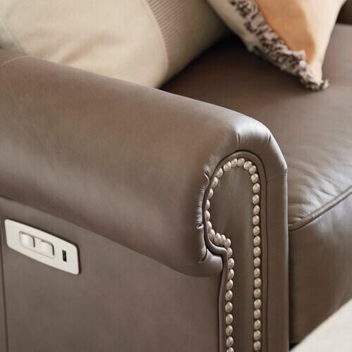 Motion Reclining Leather Sofa