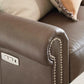 Motion Reclining Leather Sofa