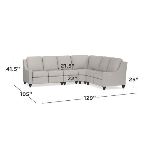 Motion Reclining Fabric L Sectional