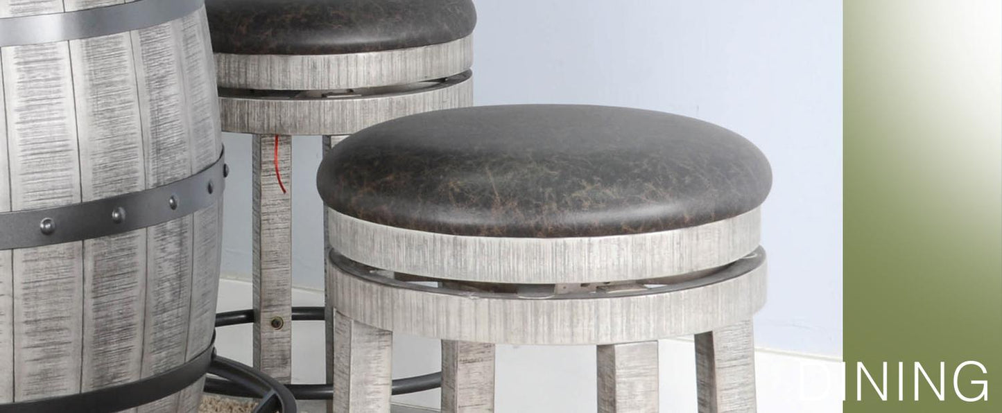 Alpine Round Pub Table w/ Wine Barrel Base