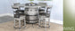 Alpine Round Pub Table w/ Wine Barrel Base