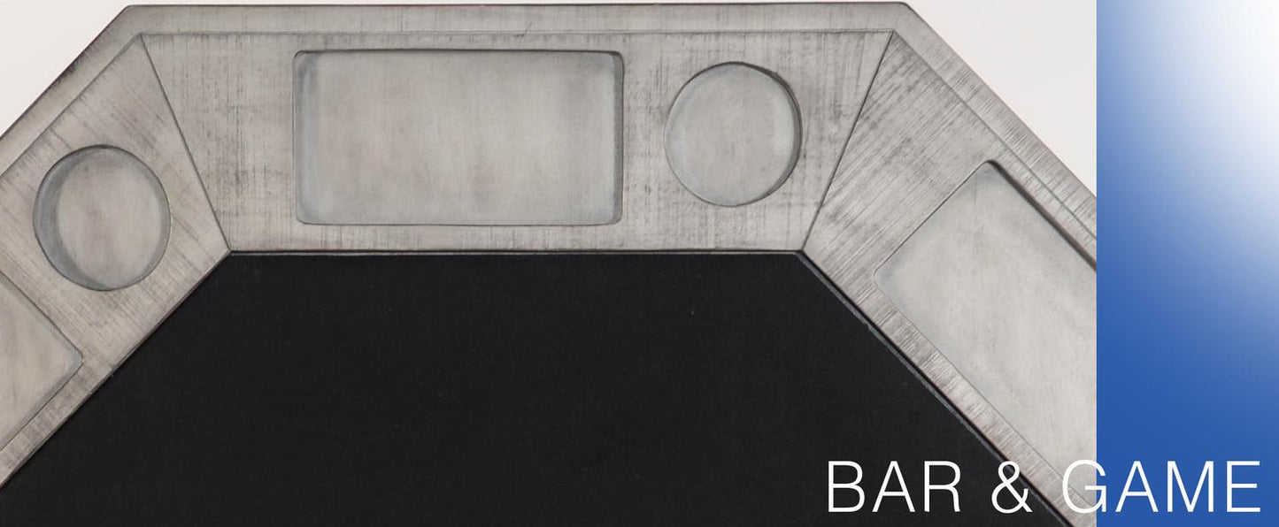 Game Chair w/ Casters, Cushion Seat & Back