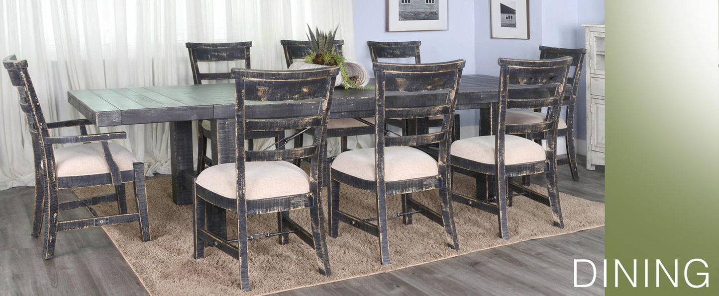 Black Sand Arm Chair, Cushion Seat