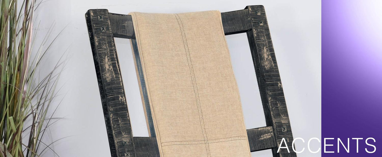 Black Sand Rocker, Cushion Seat & Back