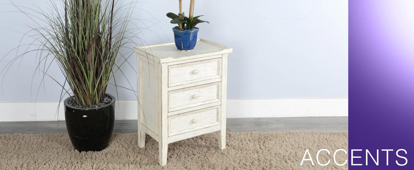 White Sand End Table