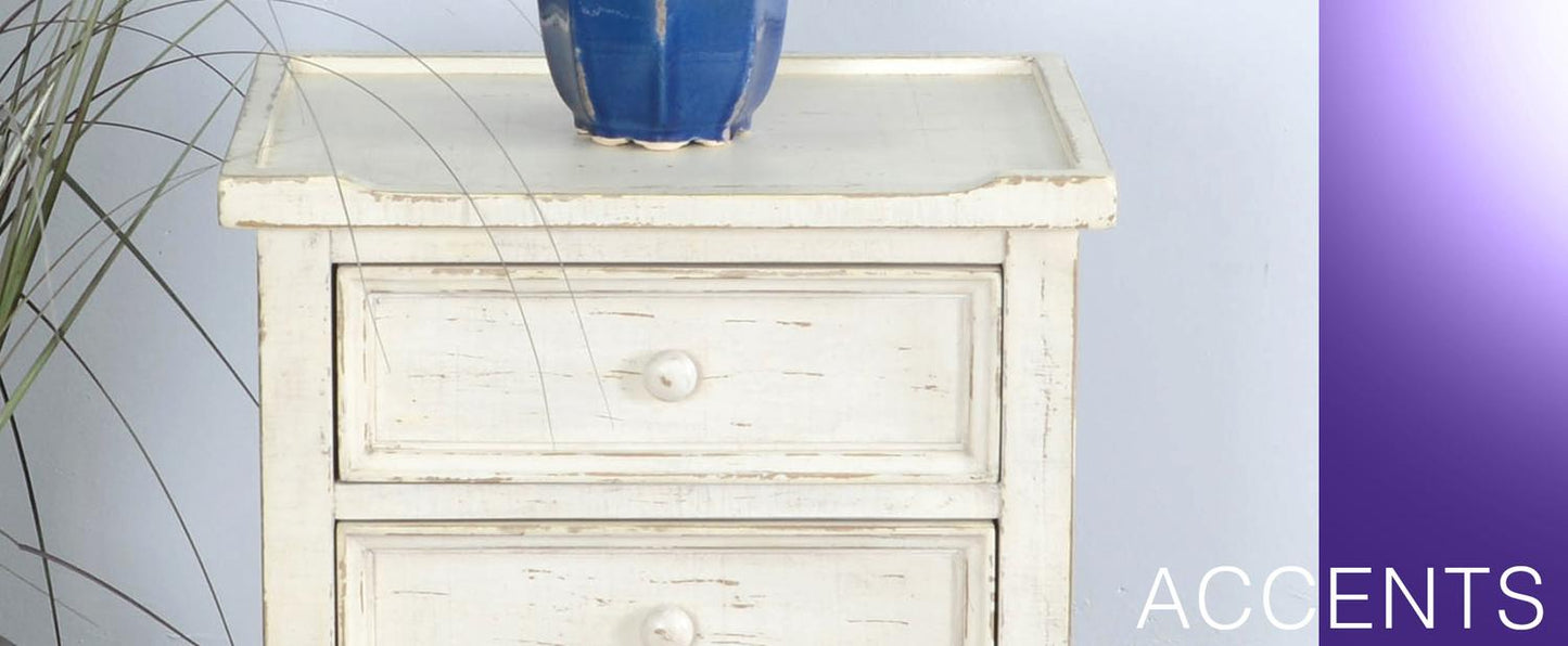 White Sand End Table