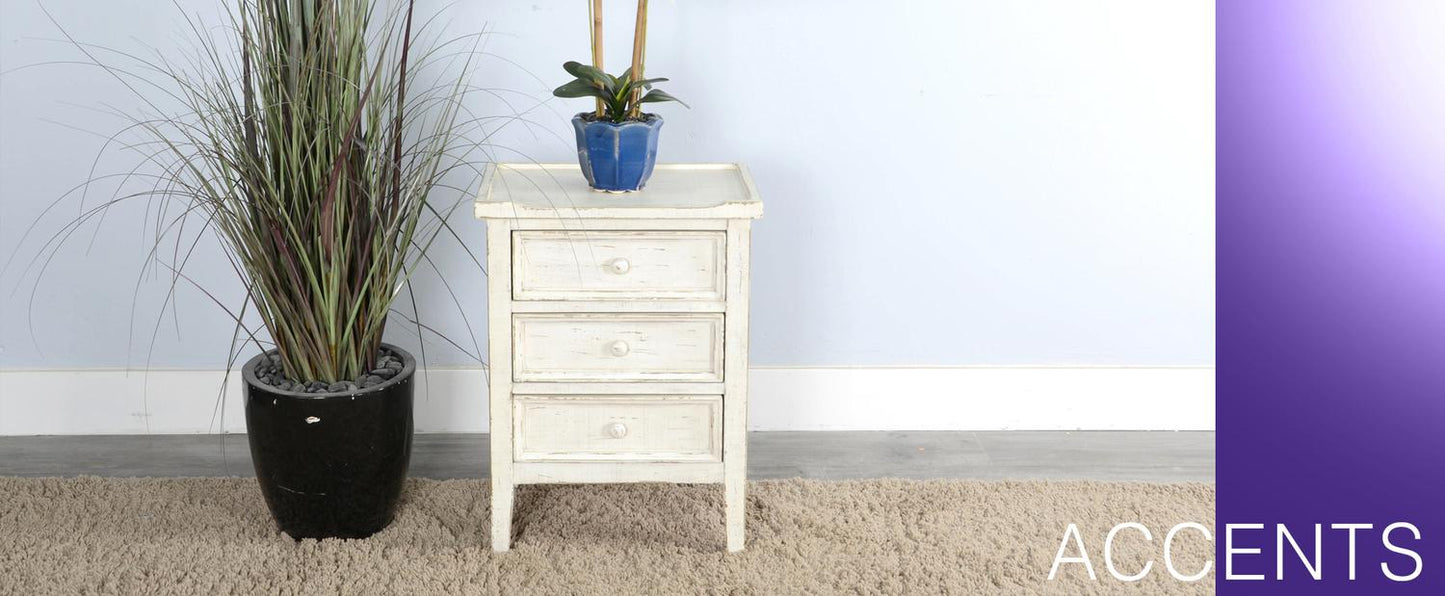 White Sand End Table