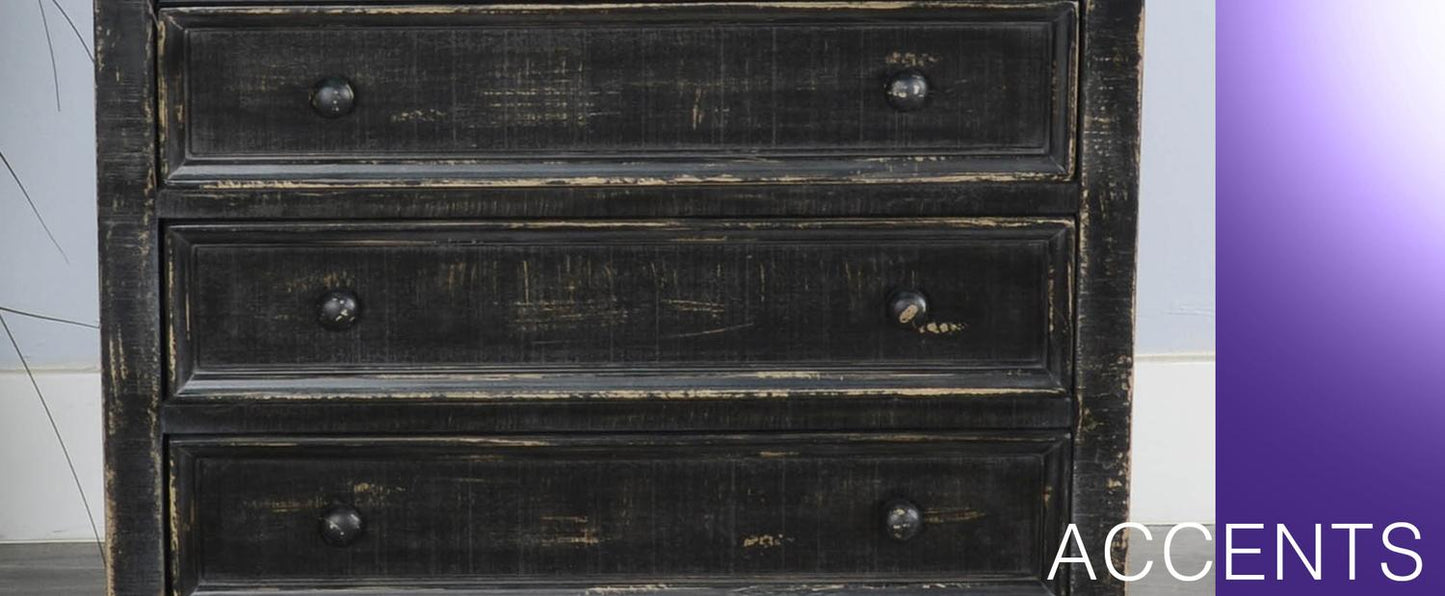 Black Sand Side Table