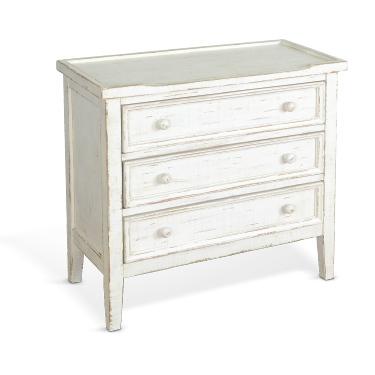 White Sand Side Table