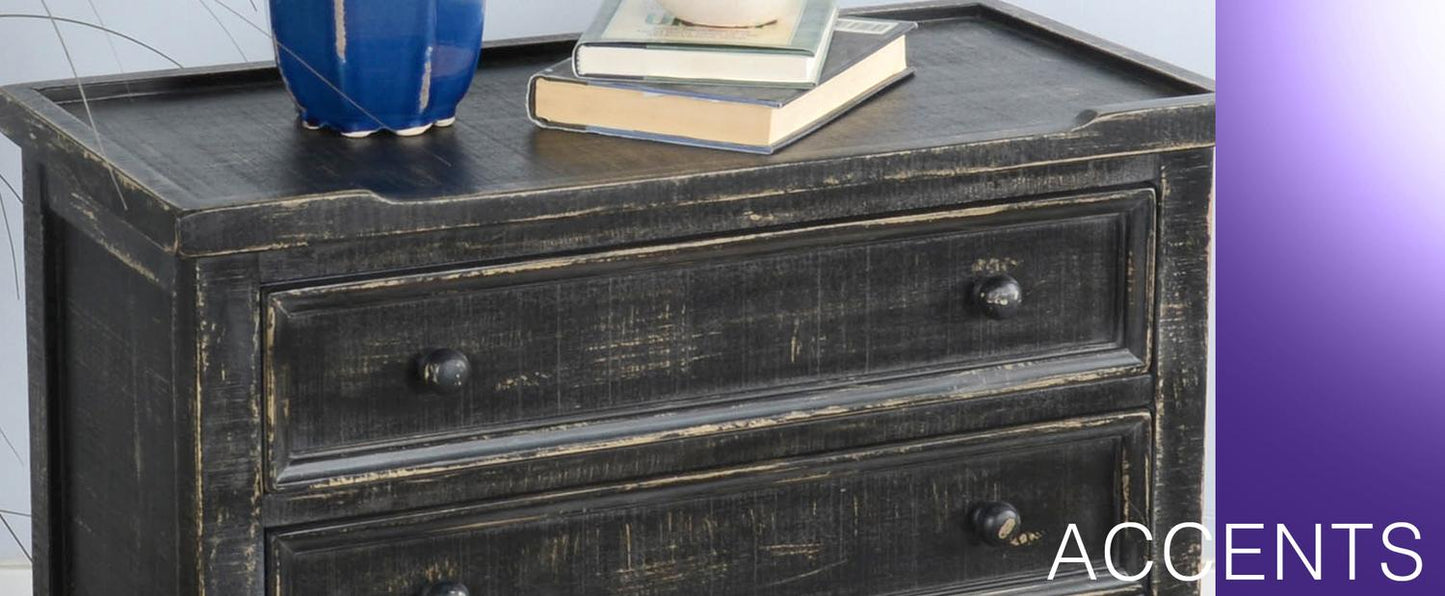 Black Sand Side Table