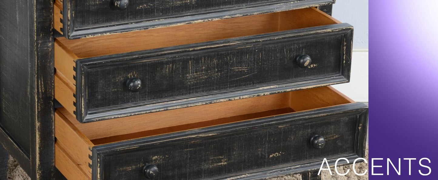 Black Sand Side Table