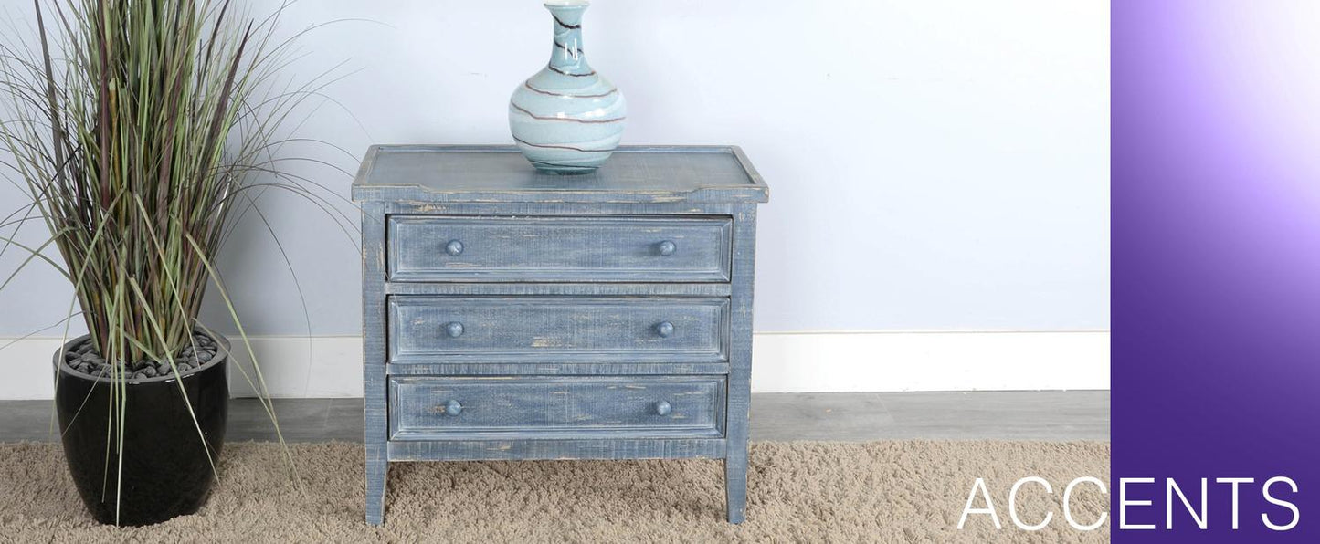 Ocean Blue Side Table
