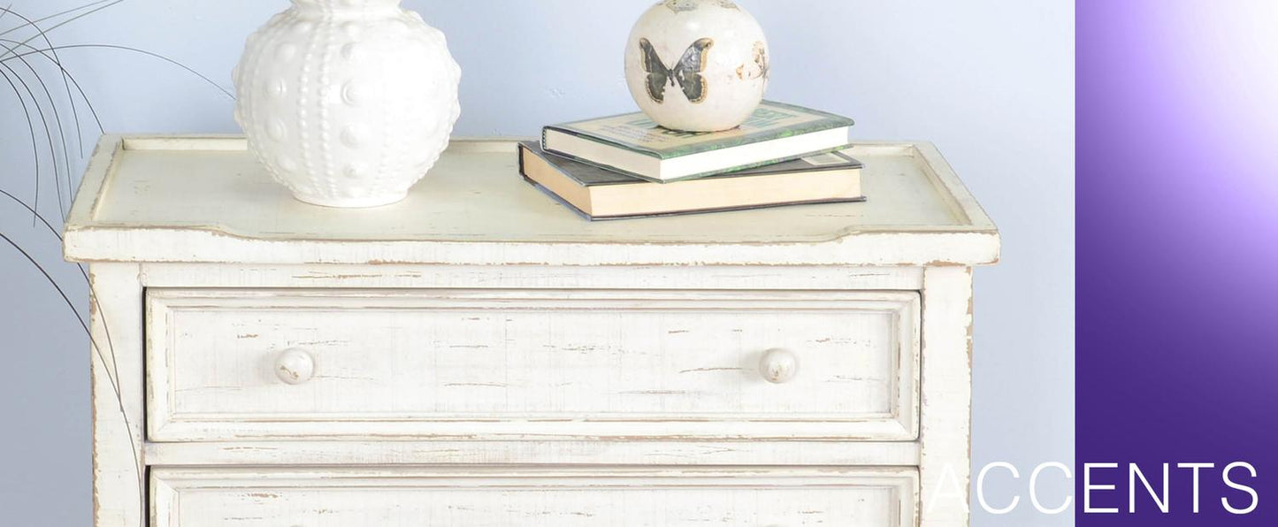 White Sand Side Table