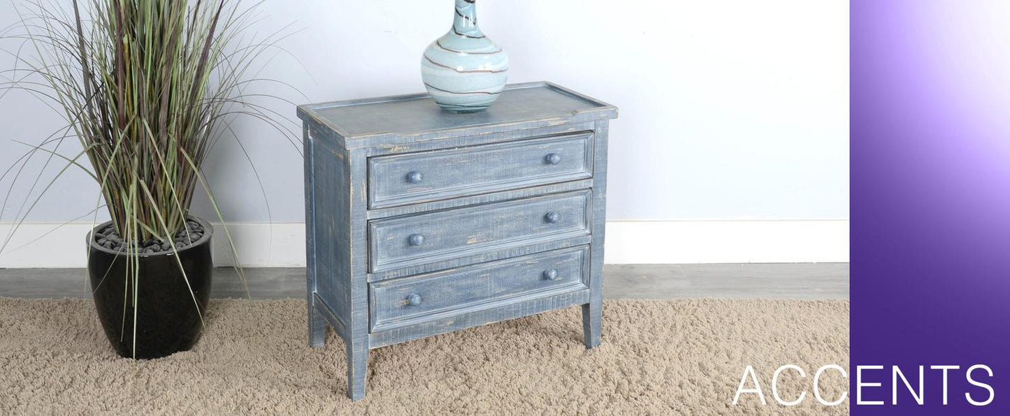 Ocean Blue Side Table