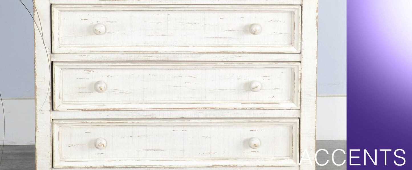 White Sand Side Table