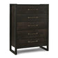 Braddock Maple 5 Drawer Chest