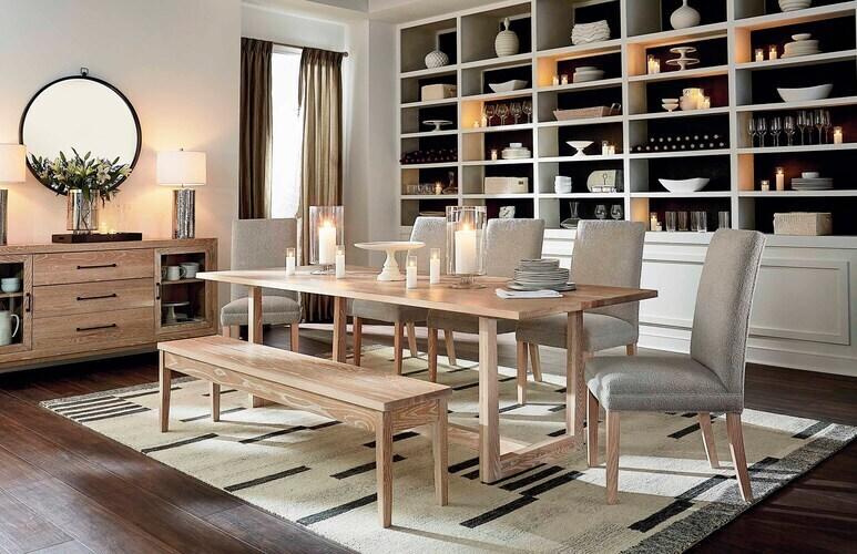 Liam Oak Rectangle Dining Table