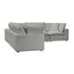 Cali Slate Modular 5 Piece L-Sectional