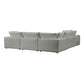 Cali Slate Modular 5 Piece L-Sectional