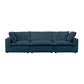 Cali Navy Modular 3 Piece Sofa