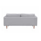 Cave Gray Tweed Loveseat