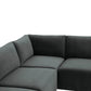 Willow Charcoal Modular 5 Piece L Sectional