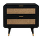 Christine Black Nightstand