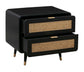 Christine Black Nightstand