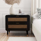 Christine Black Nightstand